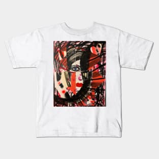 Portrait of a Broken Woman Kids T-Shirt